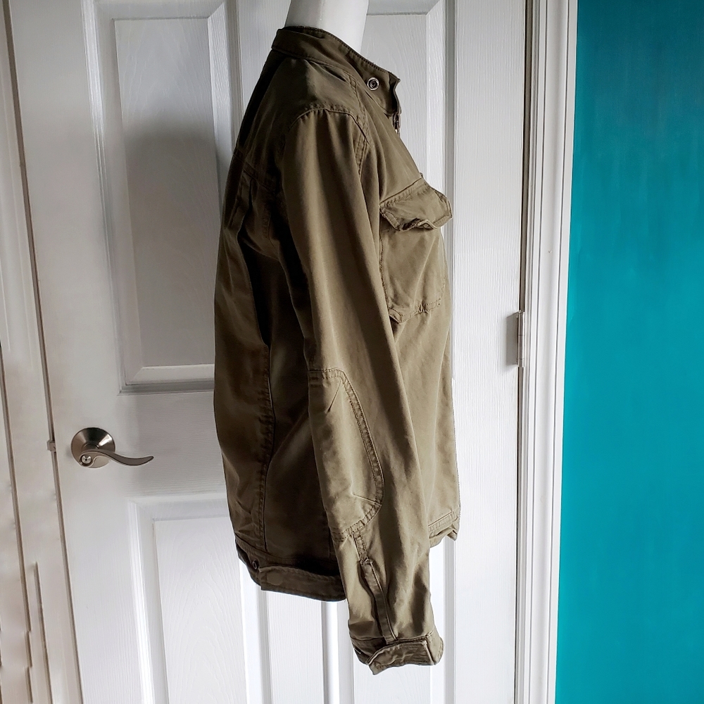 Fossil Army Green Utility Jacket Small EUC - Picture 8 of 13
